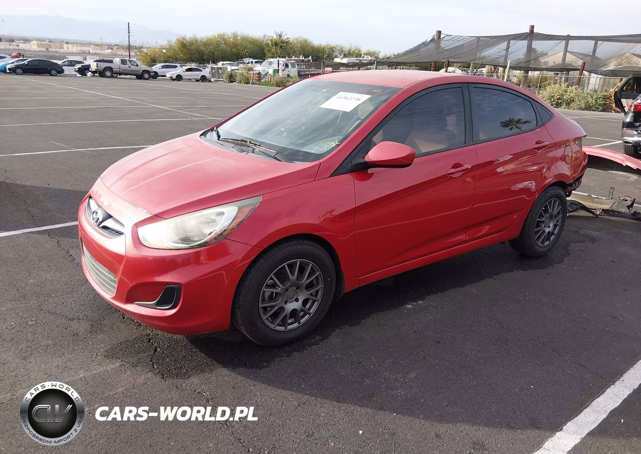 2012 Hyundai Accent Gls VIN:KMHCT4AE1CU182905 - 2