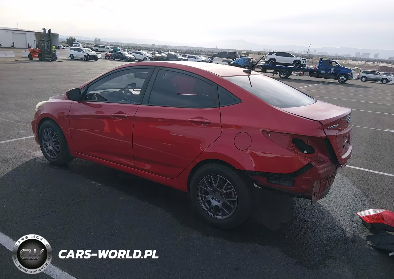 2012 Hyundai Accent Gls VIN:KMHCT4AE1CU182905 - 3