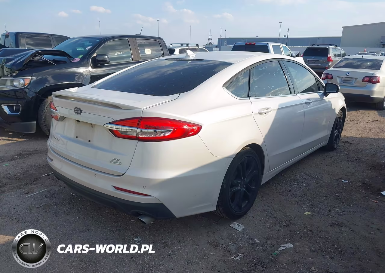 2019 Ford Fusion Se VIN:3FA6P0HD0KR250277 - 4