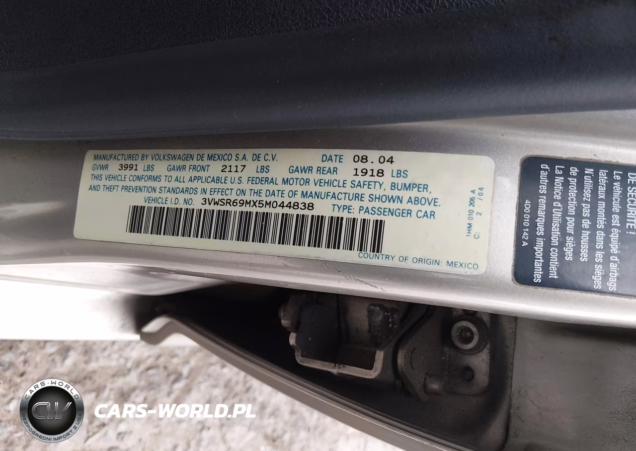 2005 Volkswagen Jetta Gls Tdi VIN:3VWSR69MX5M044838 - 9