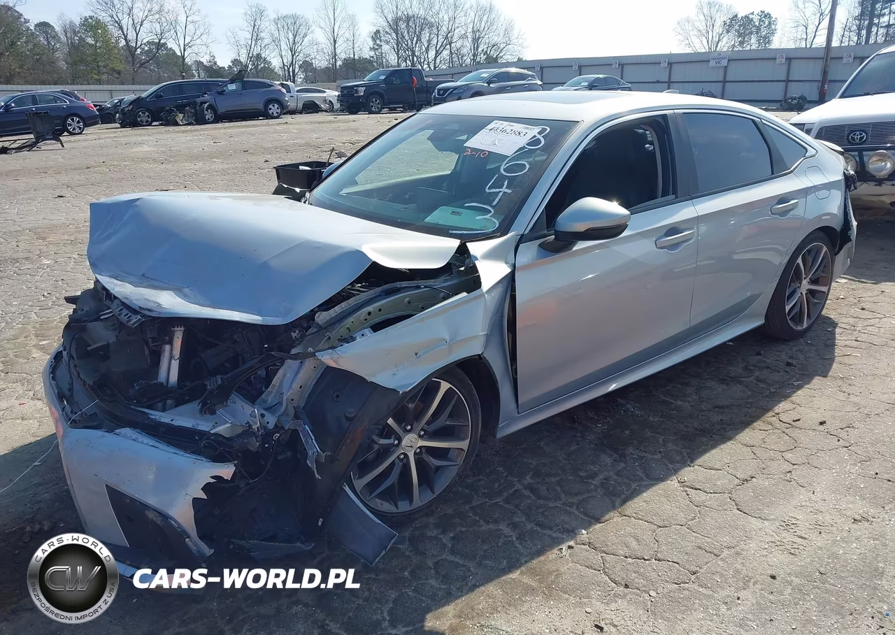2022 Honda Civic Touring VIN:2HGFE1F93NH318643 - 2