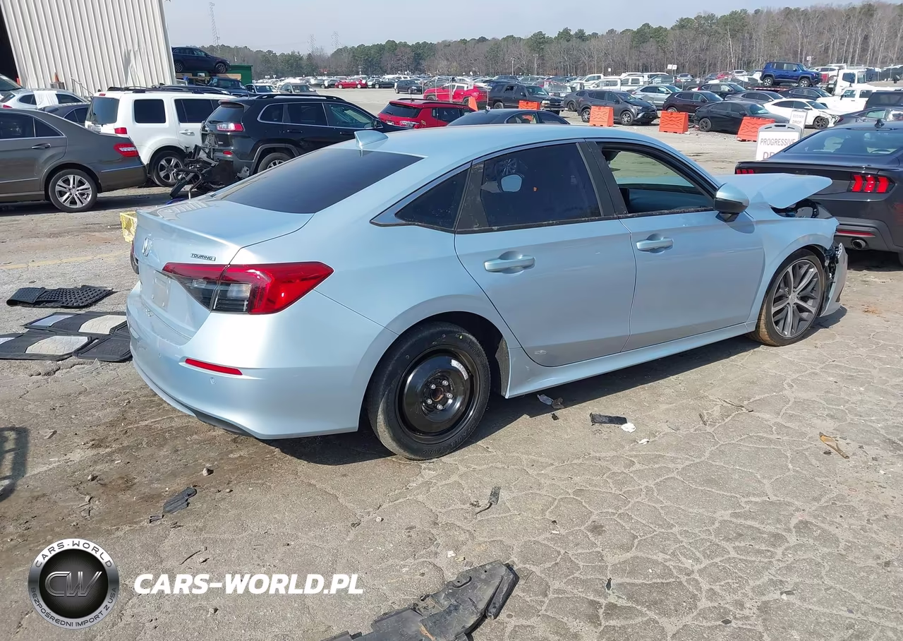 2022 Honda Civic Touring VIN:2HGFE1F93NH318643 - 4