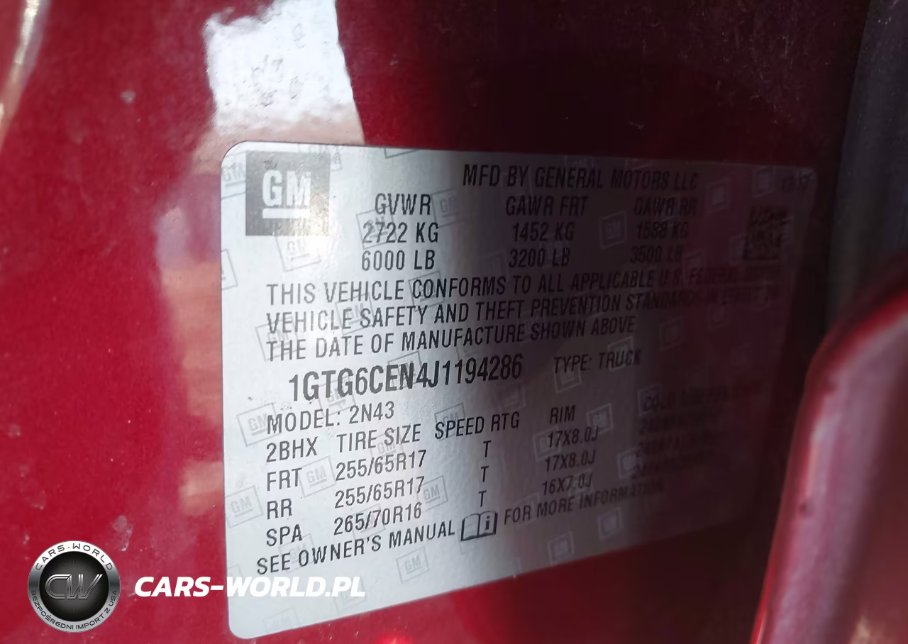 2018 GMC Canyon Sle VIN:1GTG6CEN4J1194286 - 9