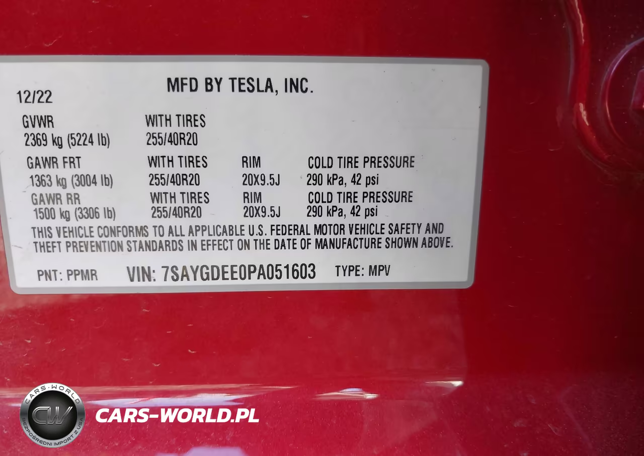 2023 Tesla Model Y Awd-Long Range Dual Motor All-Wheel Drive VIN:7SAYGDEE0PA051603 - 9