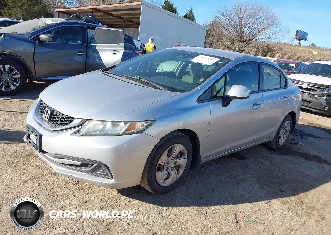 2013 Honda Civic Lx VIN:19XFB2F53DE293778 - 2