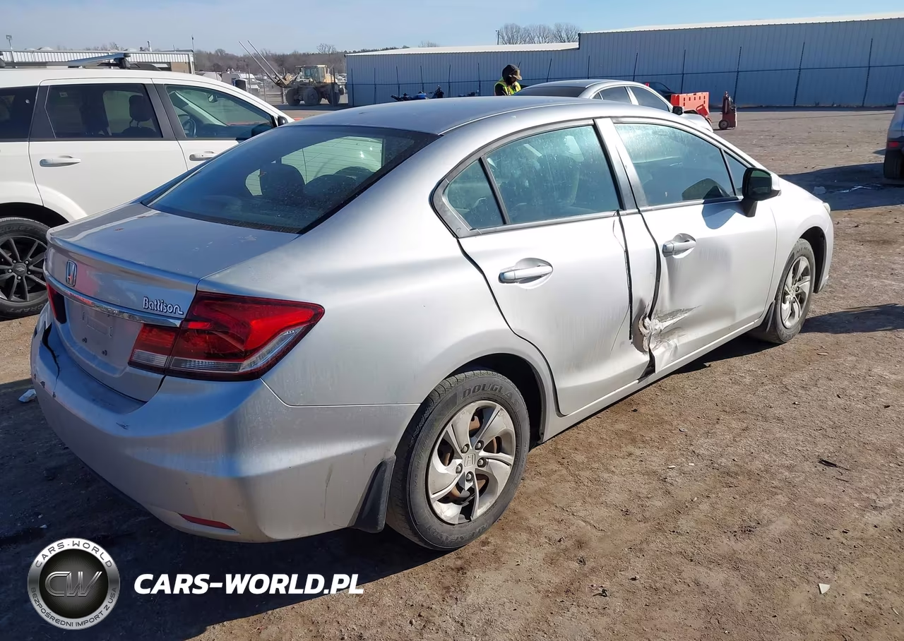 2013 Honda Civic Lx VIN:19XFB2F53DE293778 - 4