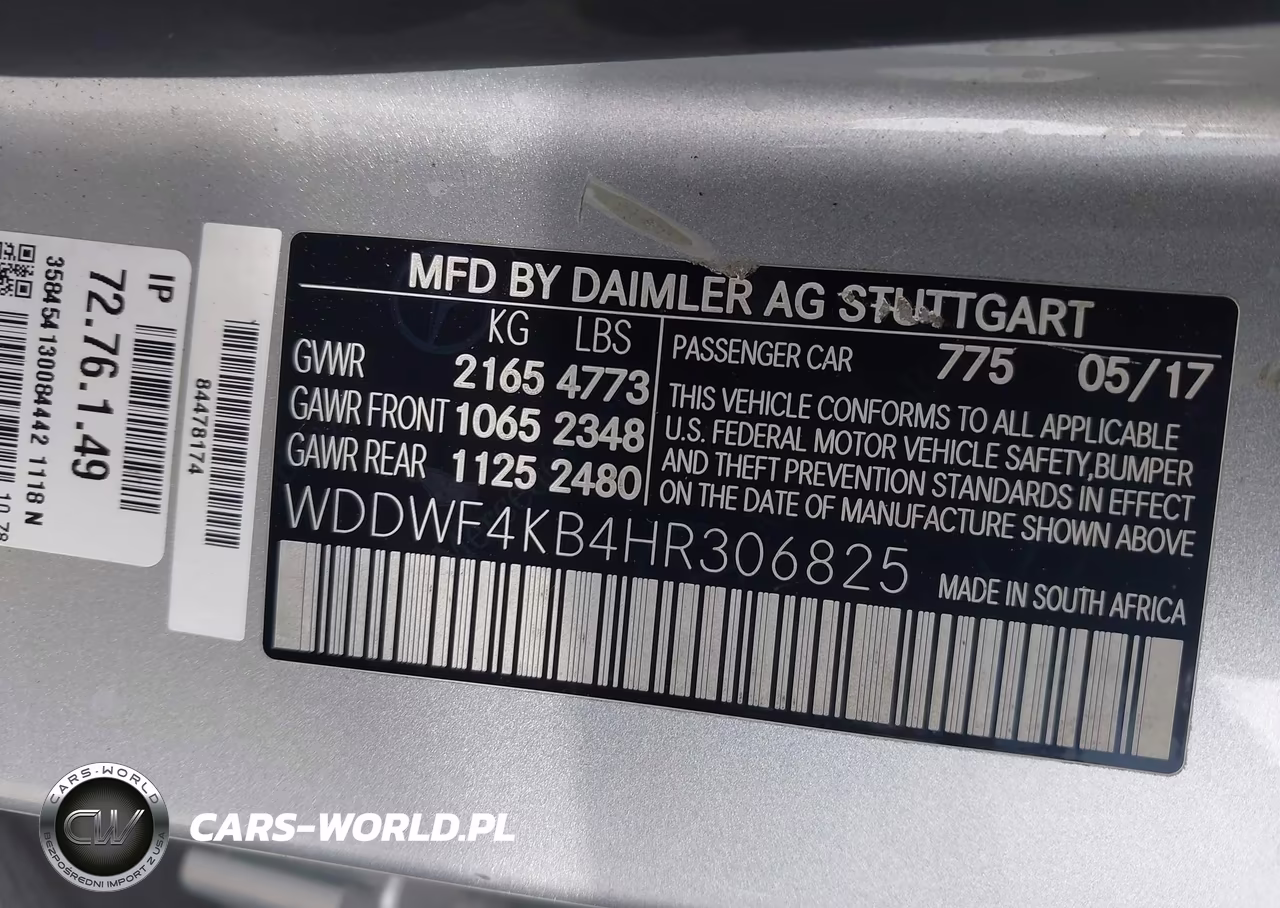 2017 Mercedes-Benz C 300 4Matic VIN:WDDWF4KB4HR306825 - 9
