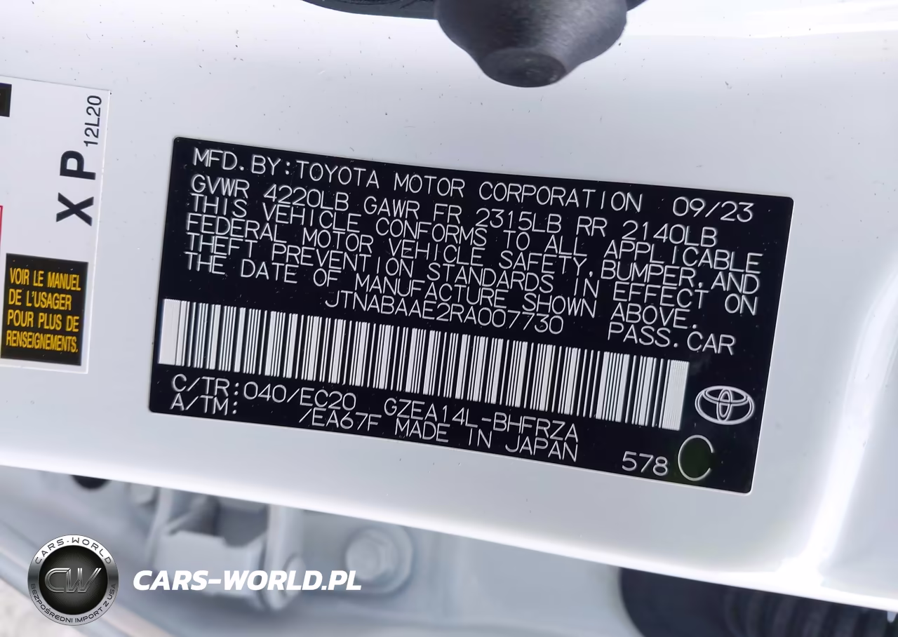 2024 Toyota Gr Corolla Premium VIN:JTNABAAE2RA007730 - 9