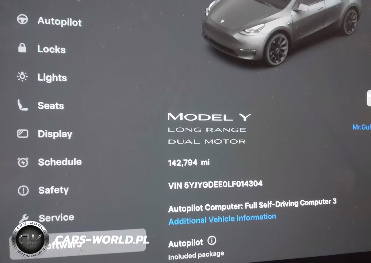 2020 Tesla Model Y Long Range Dual Motor All-Wheel Drive VIN:5YJYGDEE0LF014304 - 7