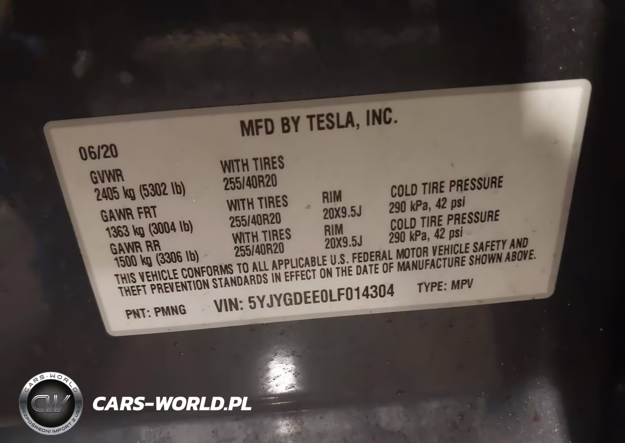 2020 Tesla Model Y Long Range Dual Motor All-Wheel Drive VIN:5YJYGDEE0LF014304 - 9