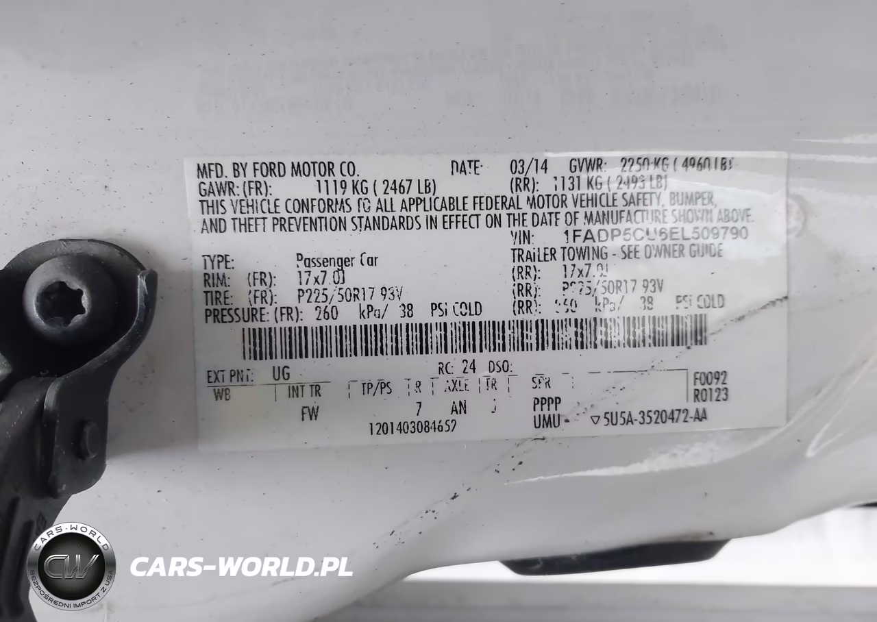 2014 Ford C-Max Energi Sel VIN:1FADP5CU6EL509790 - 9