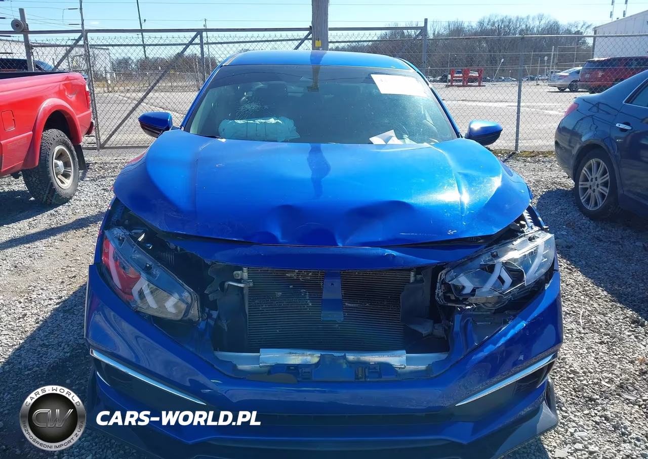 2019 Honda Civic Lx VIN:19XFC2F60KE000681 - 12