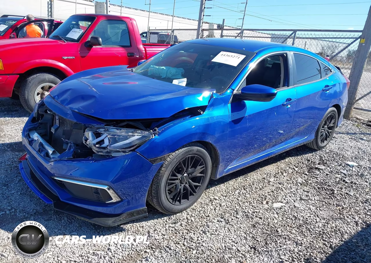 2019 Honda Civic Lx VIN:19XFC2F60KE000681 - 2