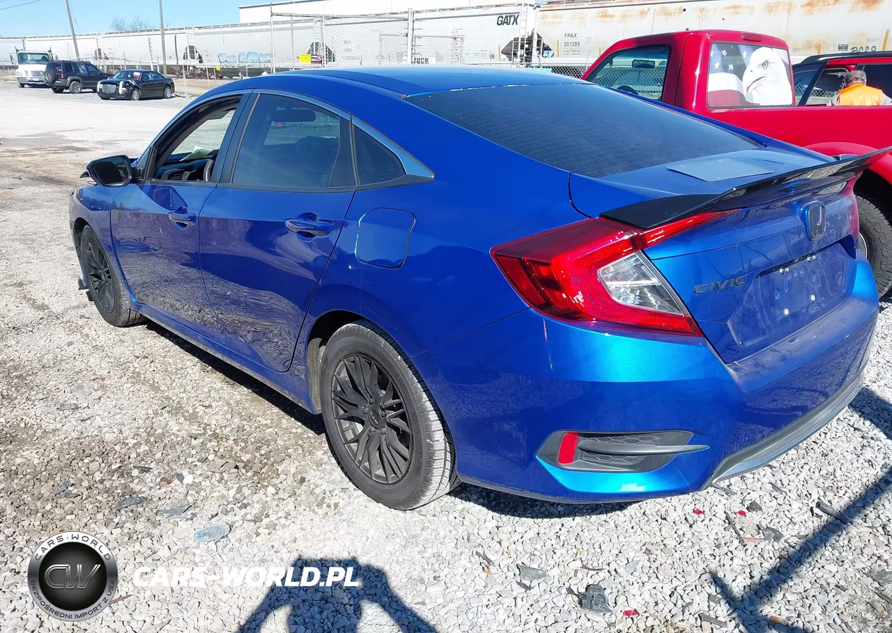 2019 Honda Civic Lx VIN:19XFC2F60KE000681 - 3