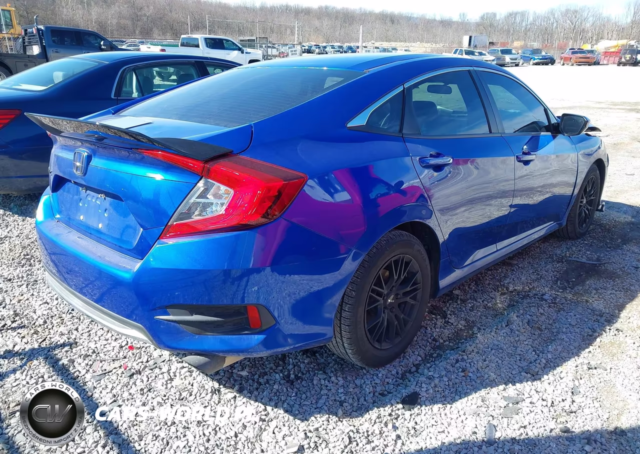 2019 Honda Civic Lx VIN:19XFC2F60KE000681 - 4