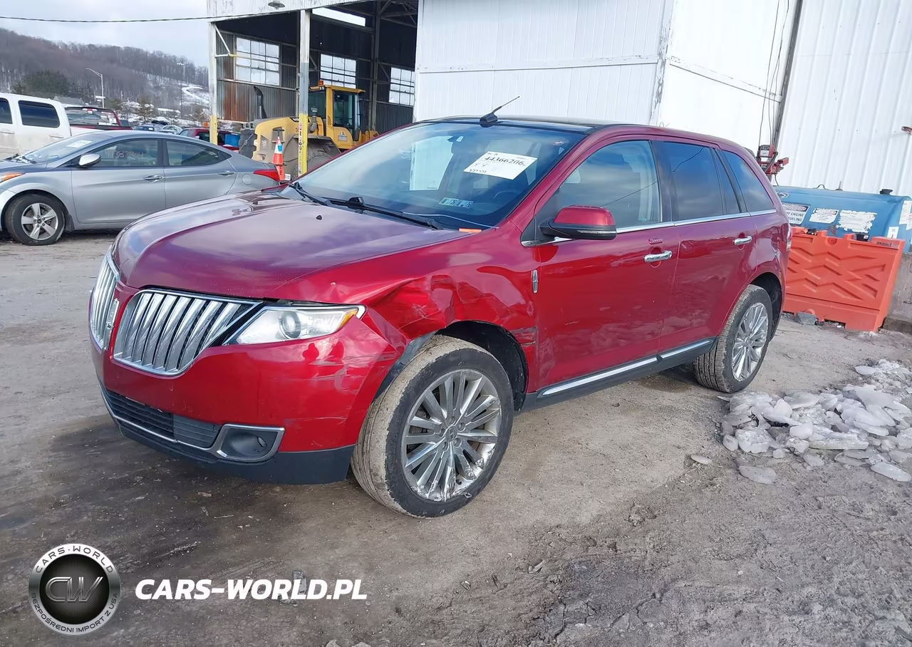 2013 Lincoln Mkx VIN:2LMDJ8JK0DBL16886 - 2