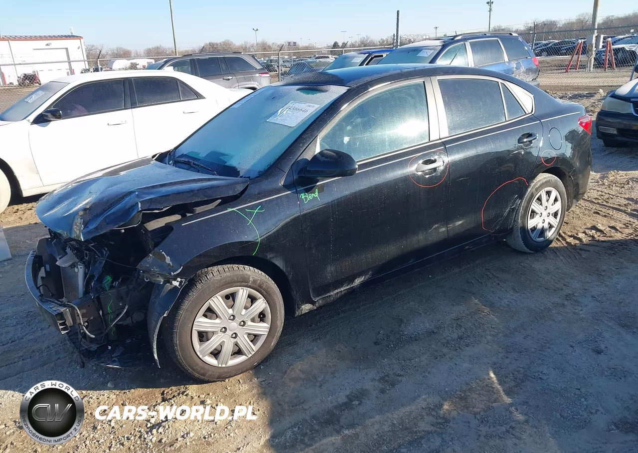 2021 Kia Rio Lx VIN:3KPA24AD2ME377384 - 2