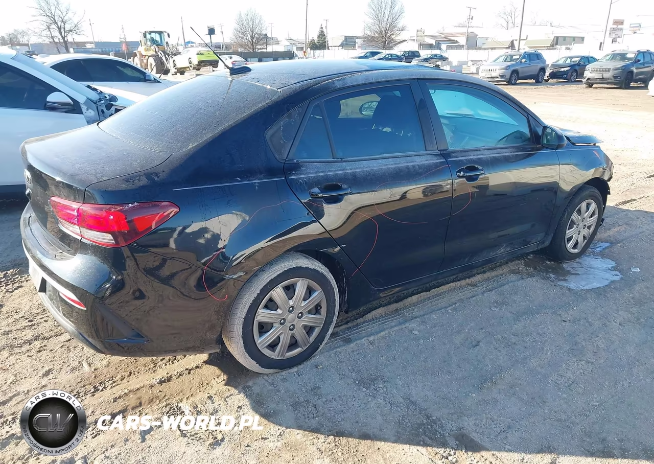 2021 Kia Rio Lx VIN:3KPA24AD2ME377384 - 4