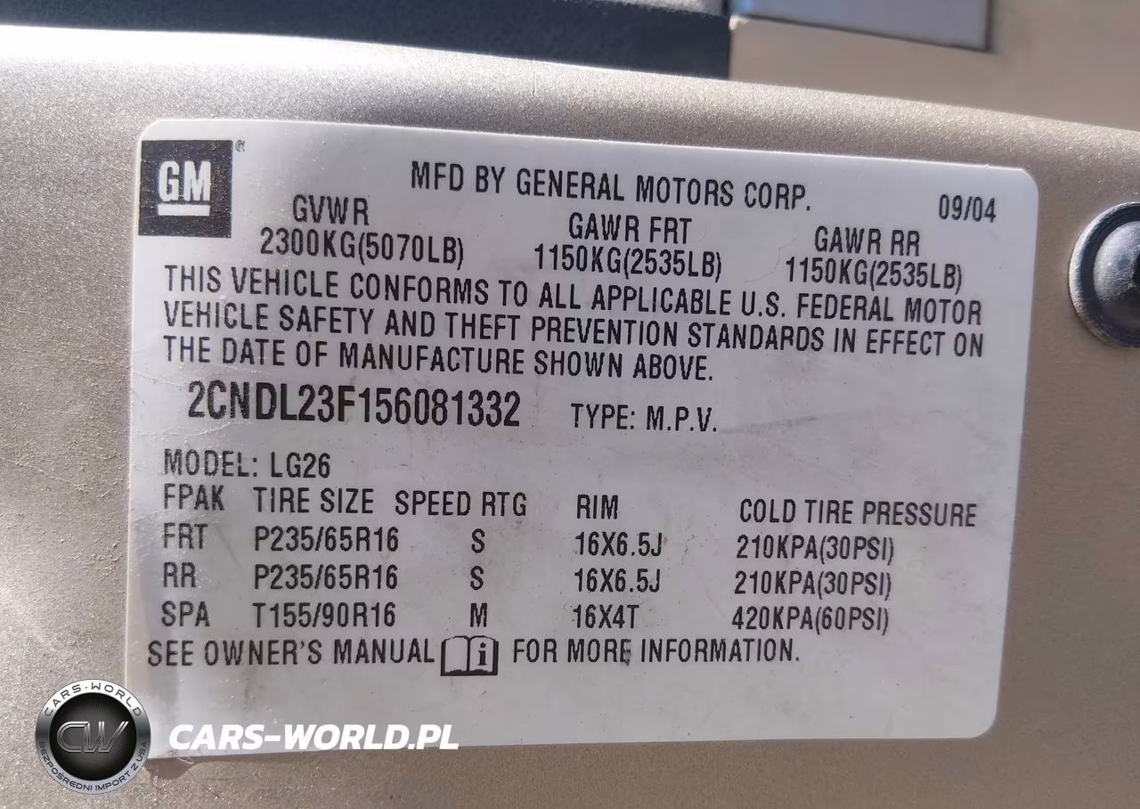 2005 Chevrolet Equinox Ls VIN:2CNDL23F156081332 - 9