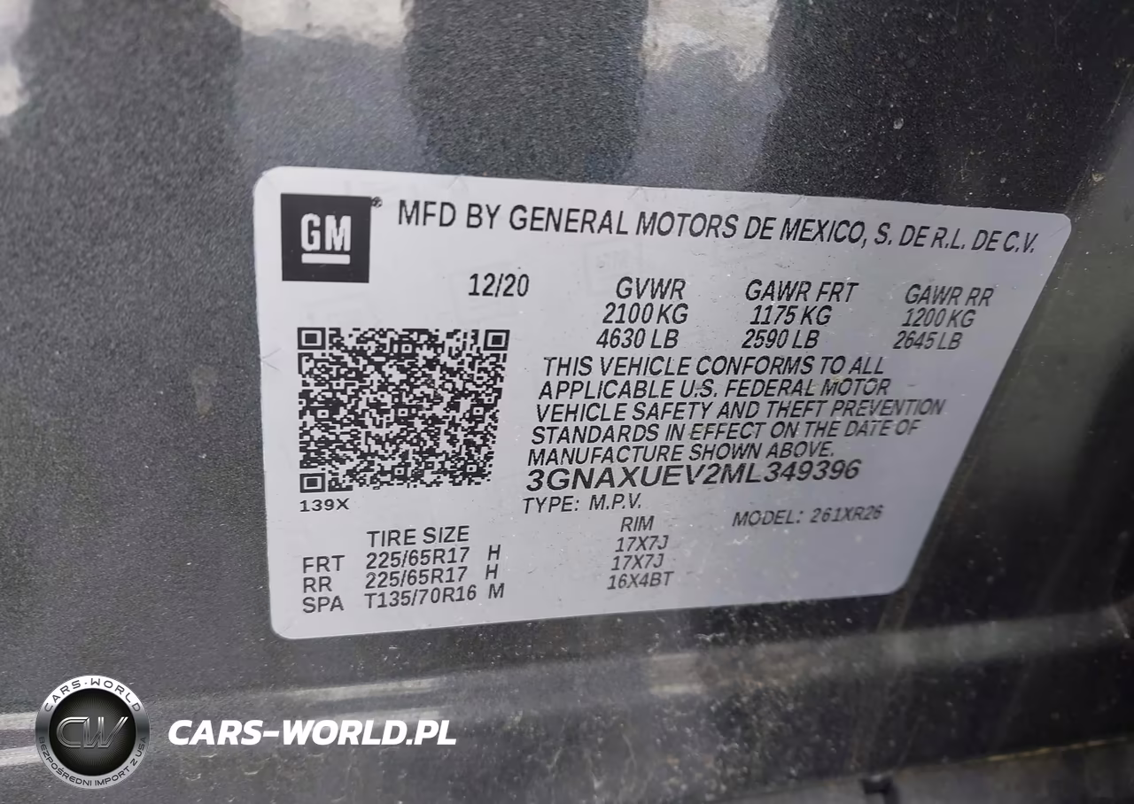 2021 Chevrolet Equinox Awd Lt VIN:3GNAXUEV2ML349396 - 9