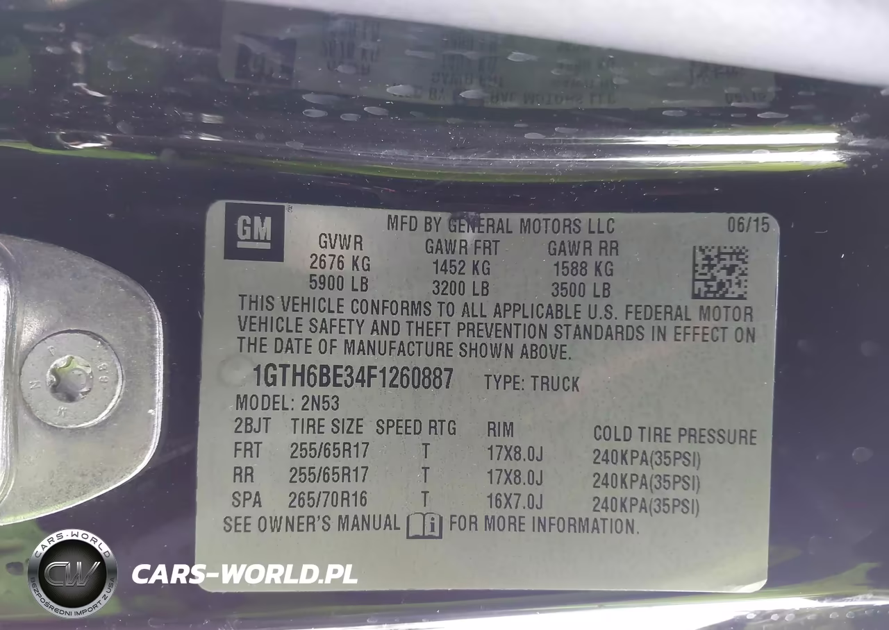 2015 GMC Canyon Sle VIN:1GTH6BE34F1260887 - 9