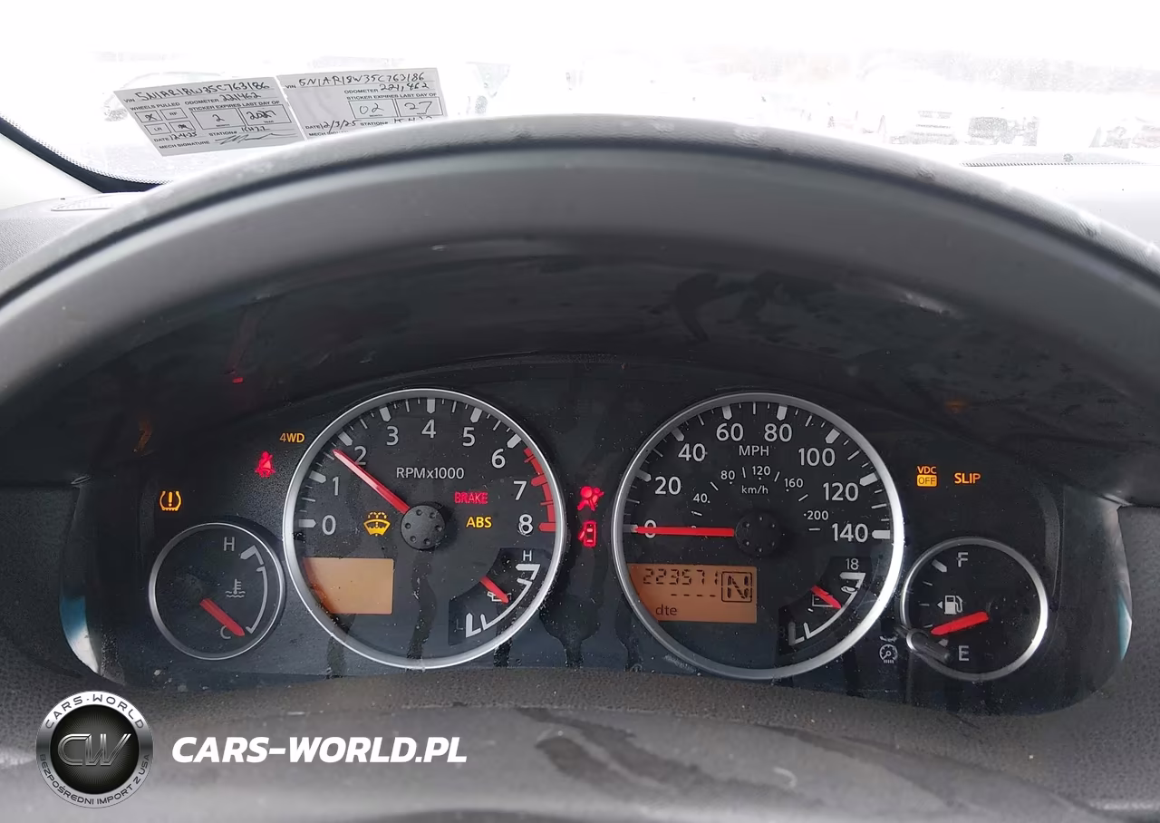 2005 Nissan Pathfinder Se VIN:5N1AR18W35C763186 - 7