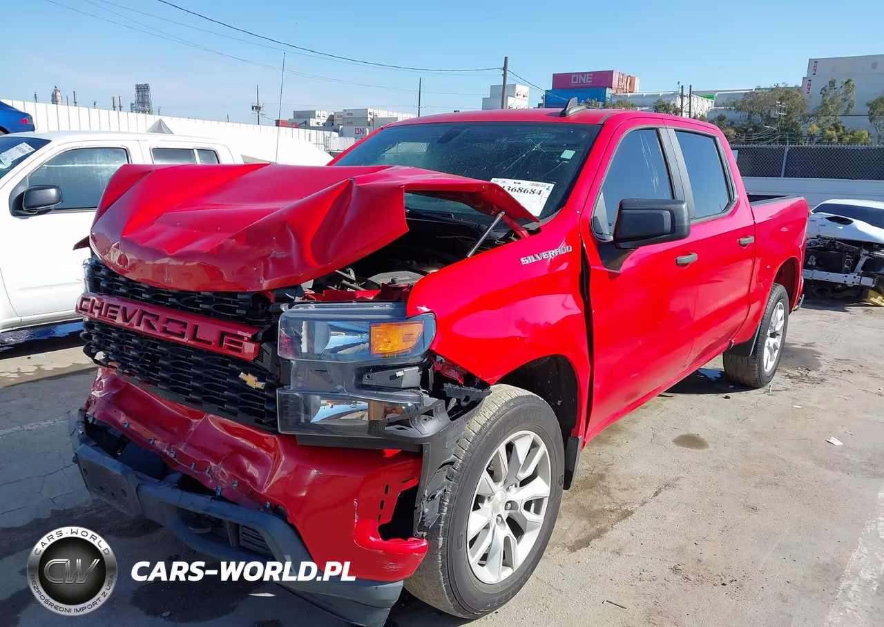 2020 Chevrolet Silverado 1500 2Wd Short Bed Custom VIN:1GCPWBEK5LZ187058 - 2