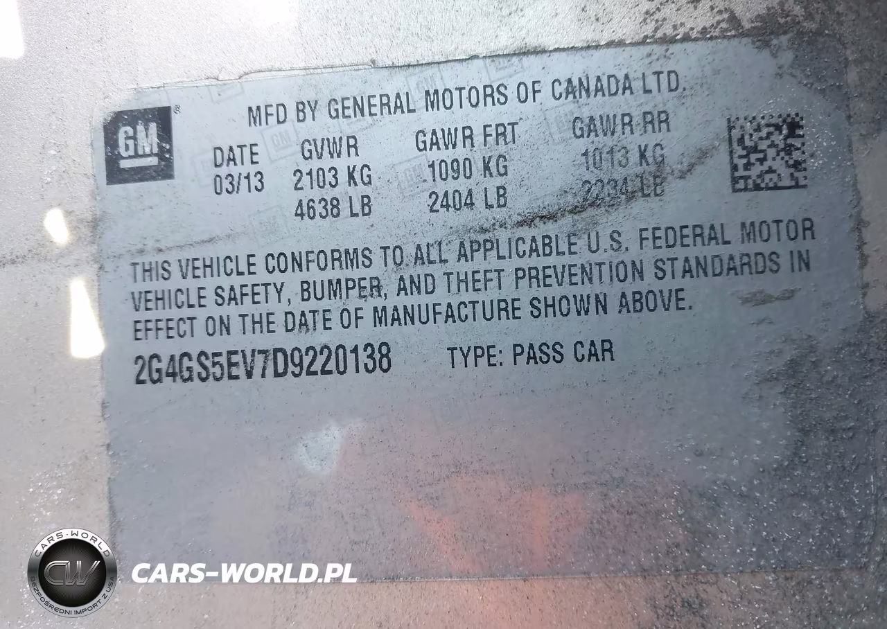 2013 Buick Regal Turbo - Premium 1 VIN:2G4GS5EV7D9220138 - 9