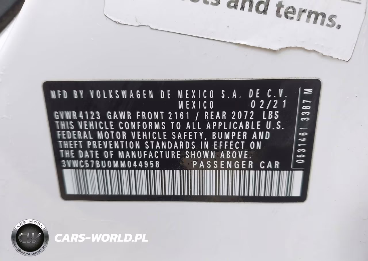 2021 Volkswagen Jetta 1.4T R-Line-1.4T S-1.4T Se VIN:3VWC57BU0MM044958 - 9