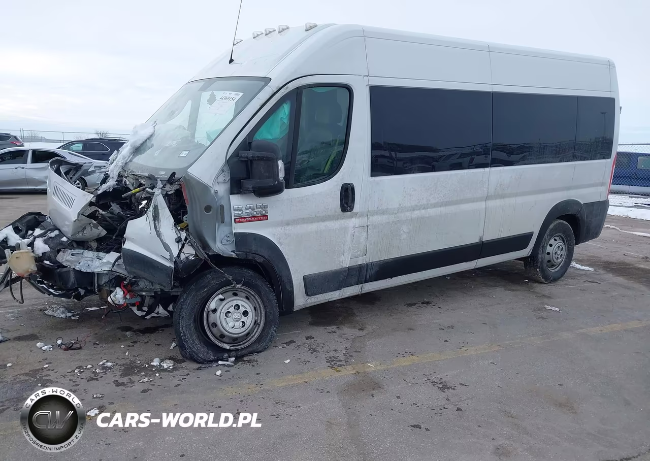 2020 Ram Promaster Window Van High Roof VIN:3C6TRVPG5LE149798 - 2
