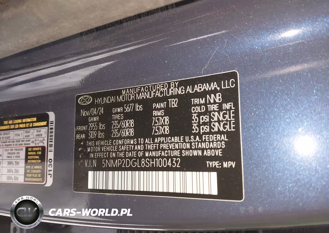 2025 Hyundai Santa Fe Sel VIN:5NMP2DGL8SH100432 - 9