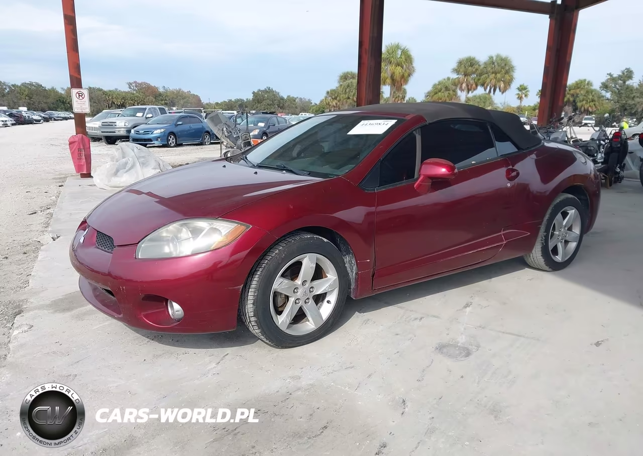 2007 Mitsubishi Eclipse Spyder Gs VIN:4A3AL25F17E033314 - 2