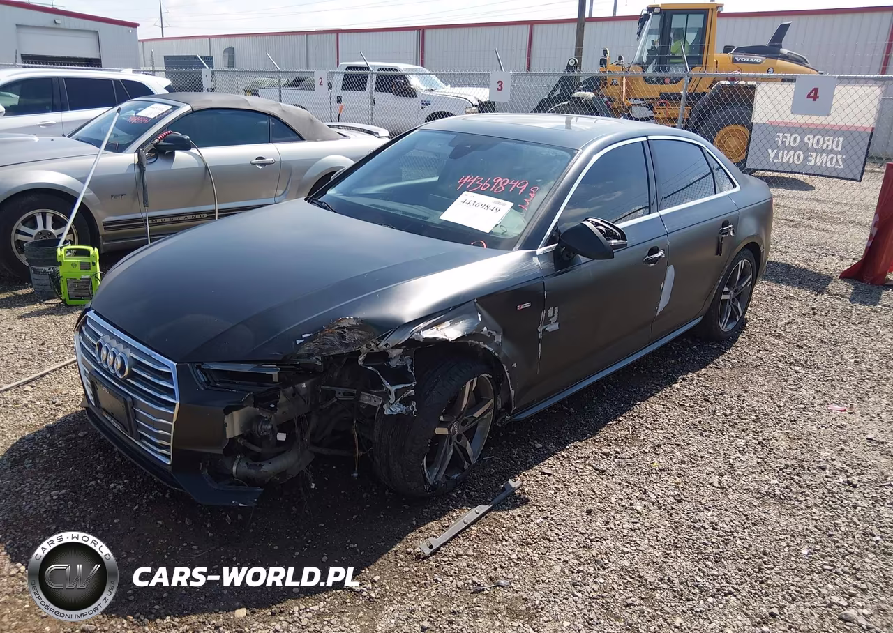 2018 Audi A4 2.0T Premium-2.0T Tech Premium VIN:WAUENAF47JA072409 - 2