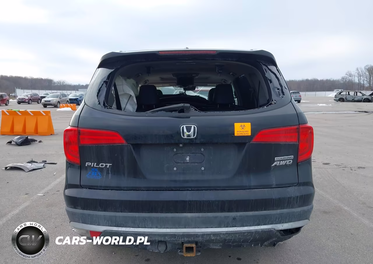 2017 Honda Pilot Touring VIN:5FNYF6H91HB010279 - 16