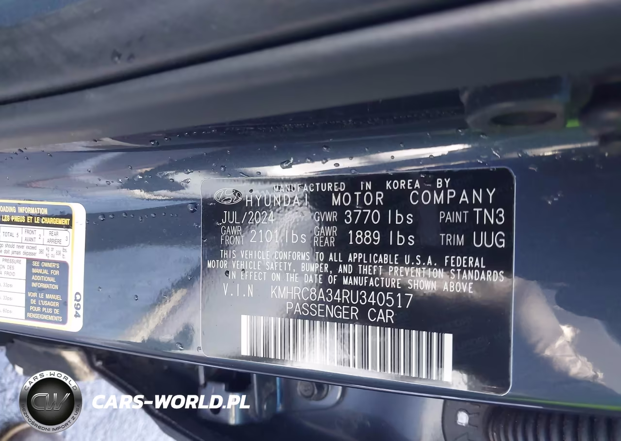 2024 Hyundai Venue Limited VIN:KMHRC8A34RU340517 - 9