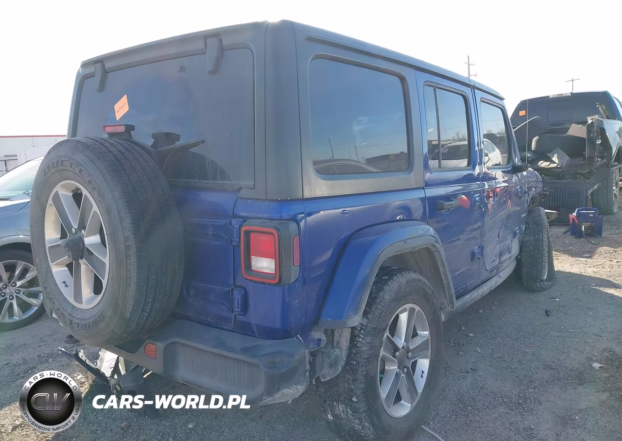 2020 Jeep Wrangler Unlimited Sahara 4X4 VIN:1C4HJXEN0LW267945 - 4