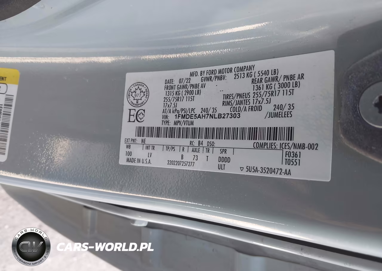2022 Ford Bronco Big Bend VIN:1FMDE5AH7NLB27303 - 9