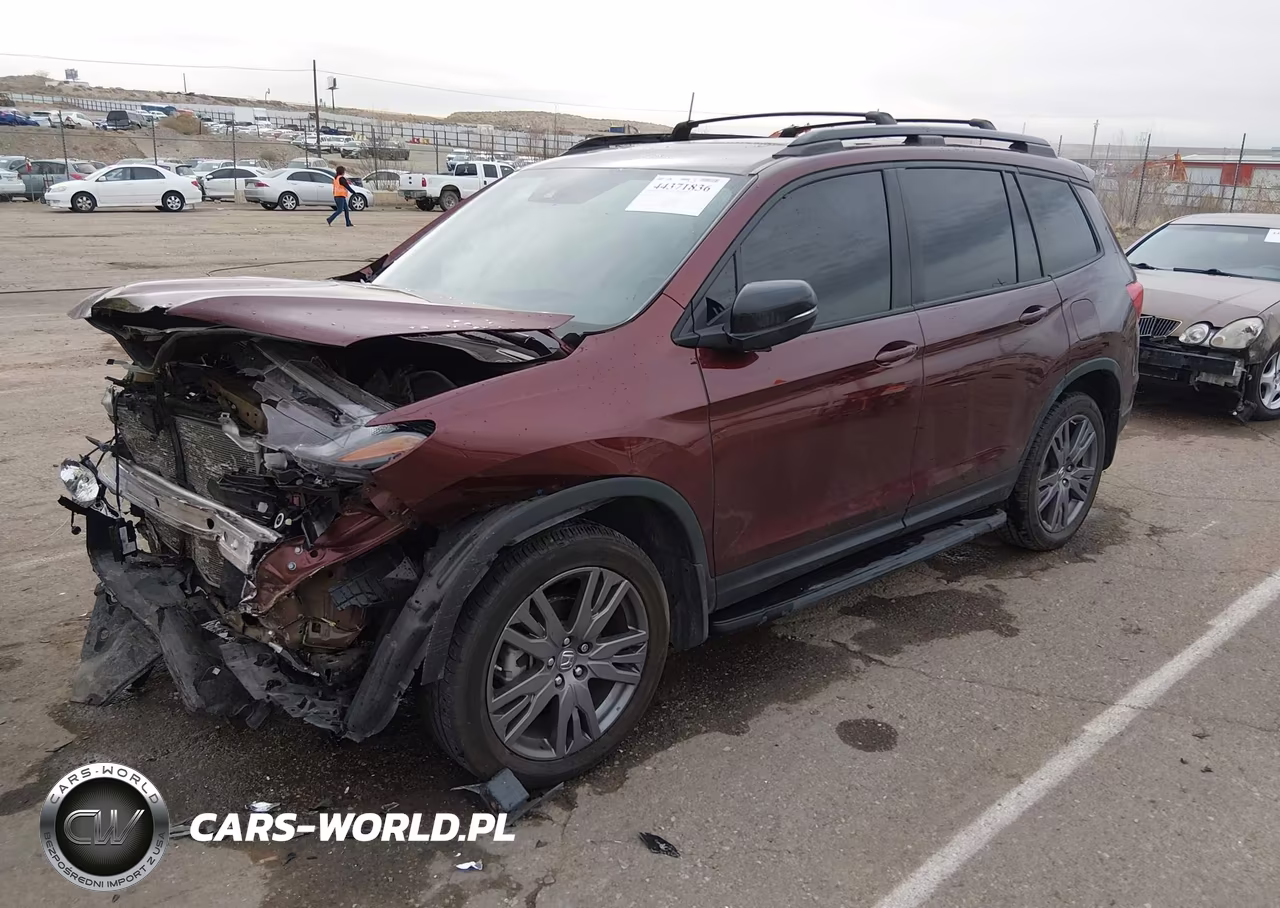 2021 Honda Passport Awd Ex-L VIN:5FNYF8H56MB041935 - 2