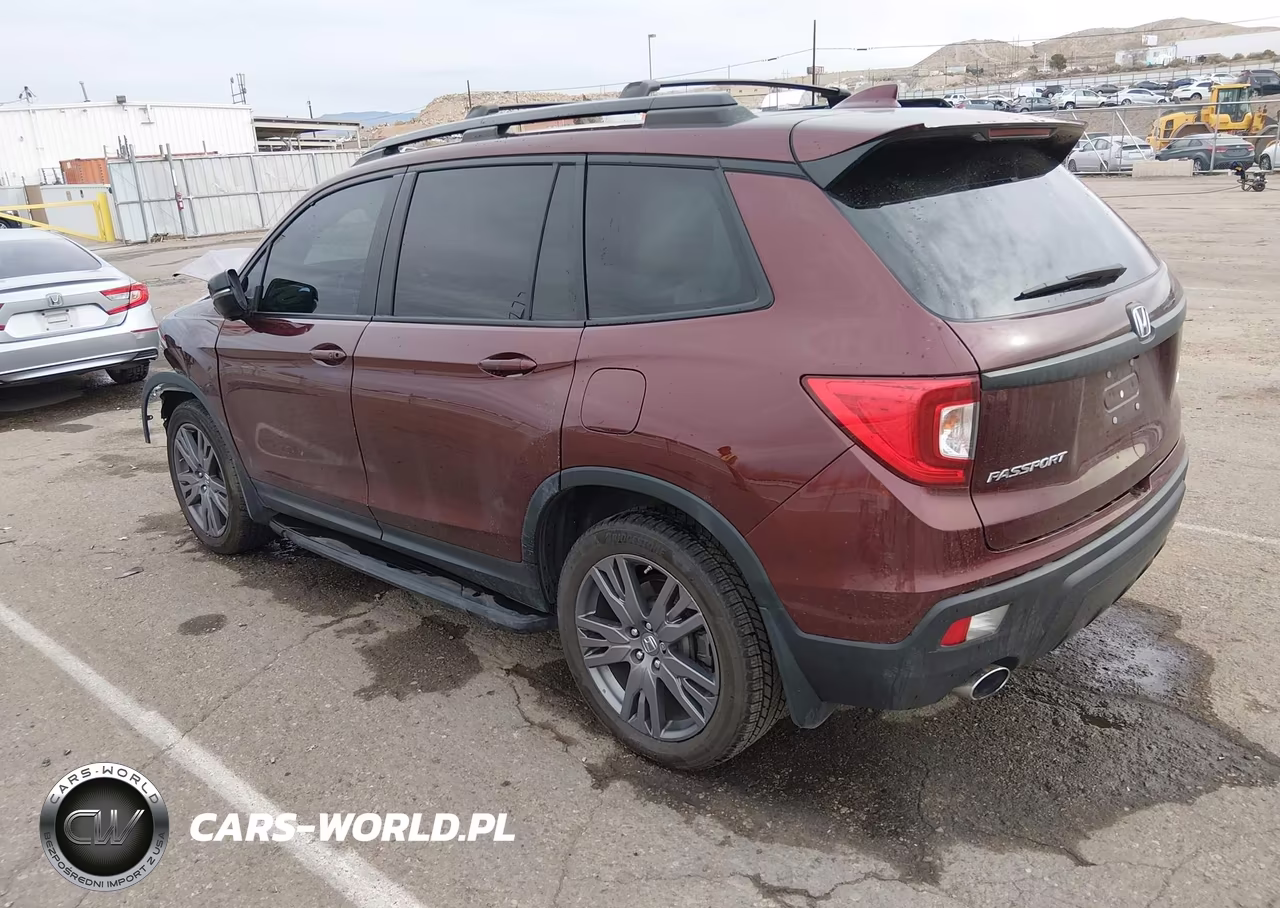 2021 Honda Passport Awd Ex-L VIN:5FNYF8H56MB041935 - 3