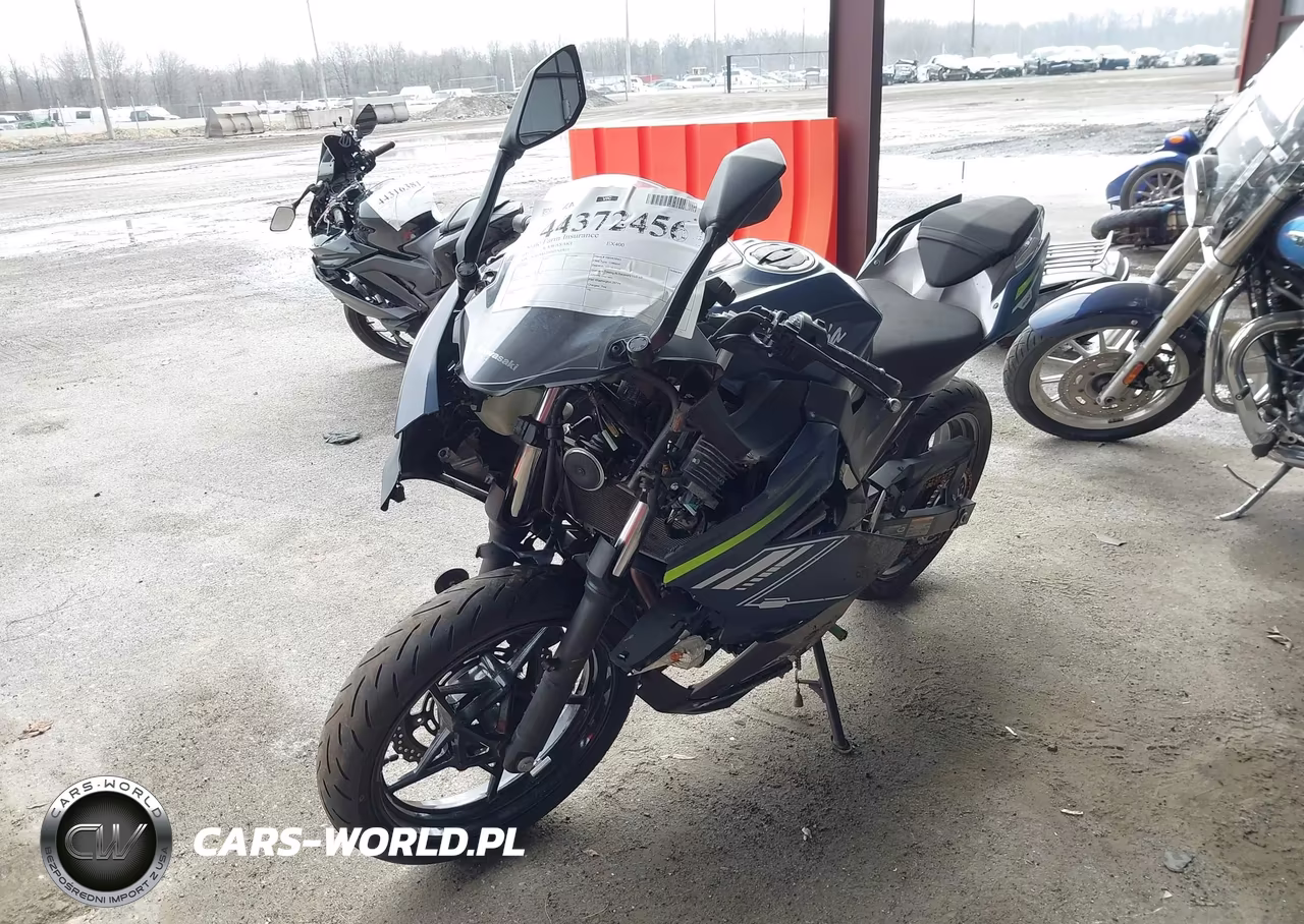 2022 Kawasaki Ex400 VIN:JKAEXKG14NDAJ0815 - 2