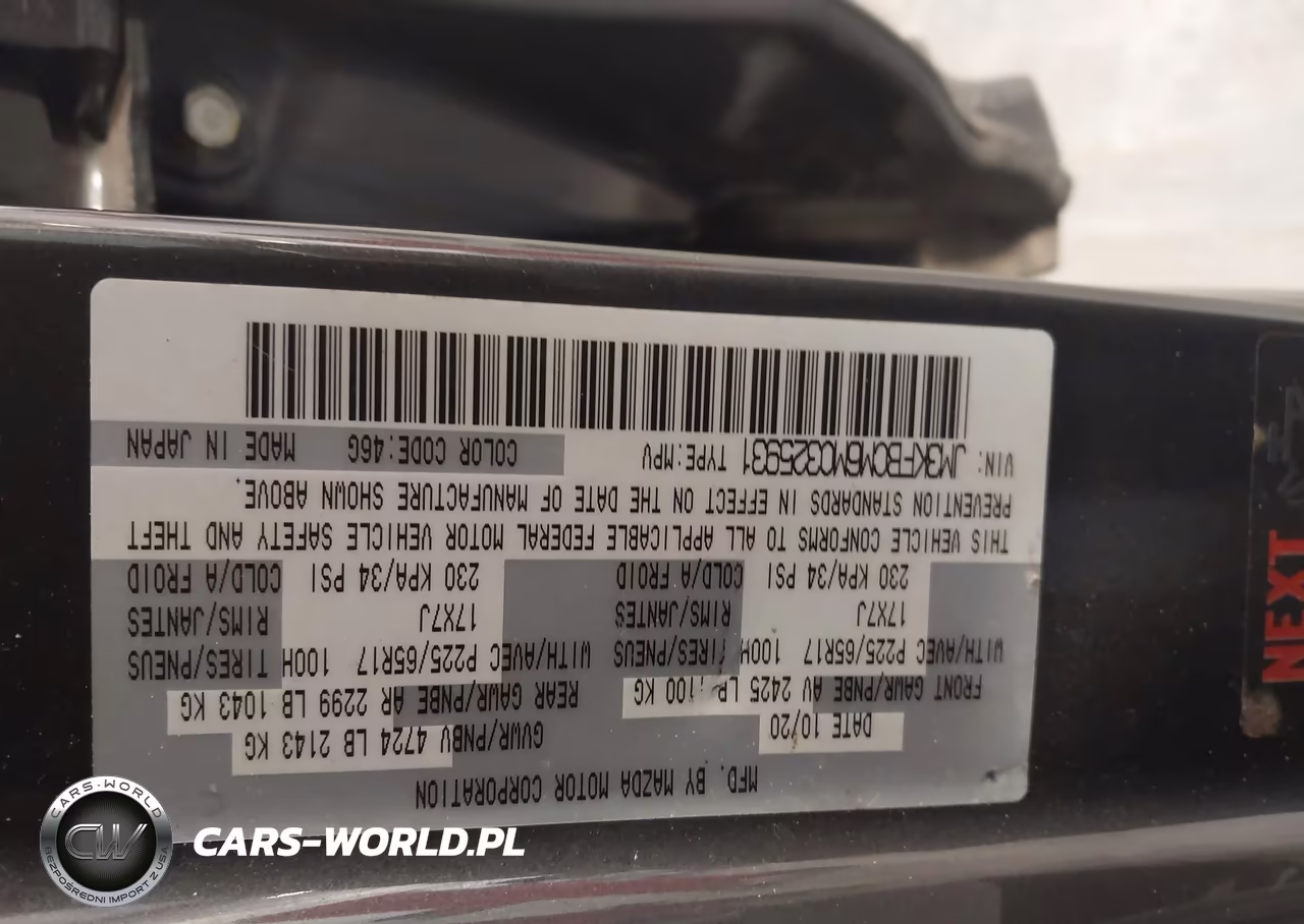 2021 Mazda Cx-5 Touring VIN:JM3KFBCM6M0325931 - 9