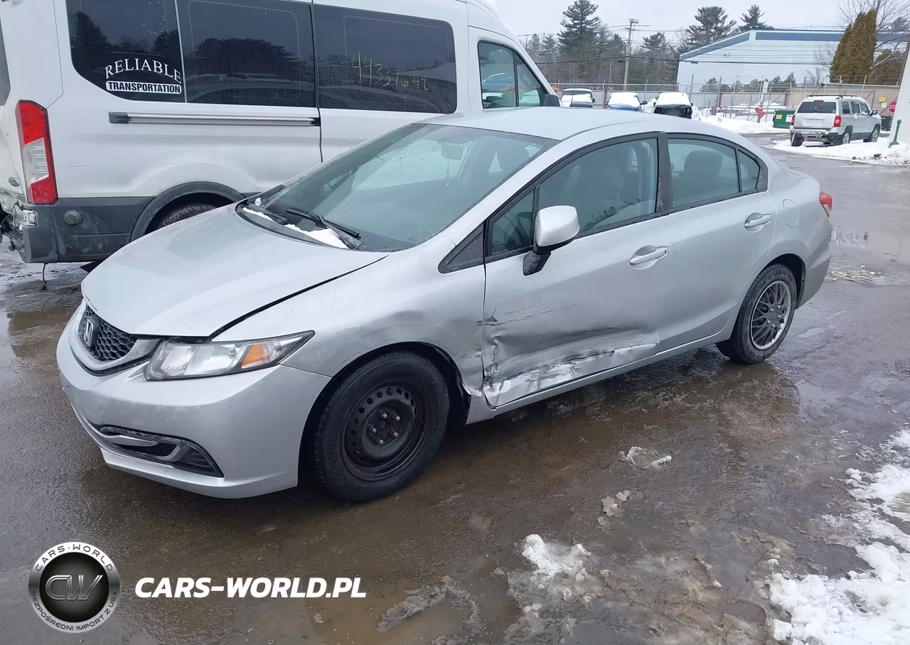 2013 Honda Civic Lx VIN:2HGFB2F5XDH538906 - 2