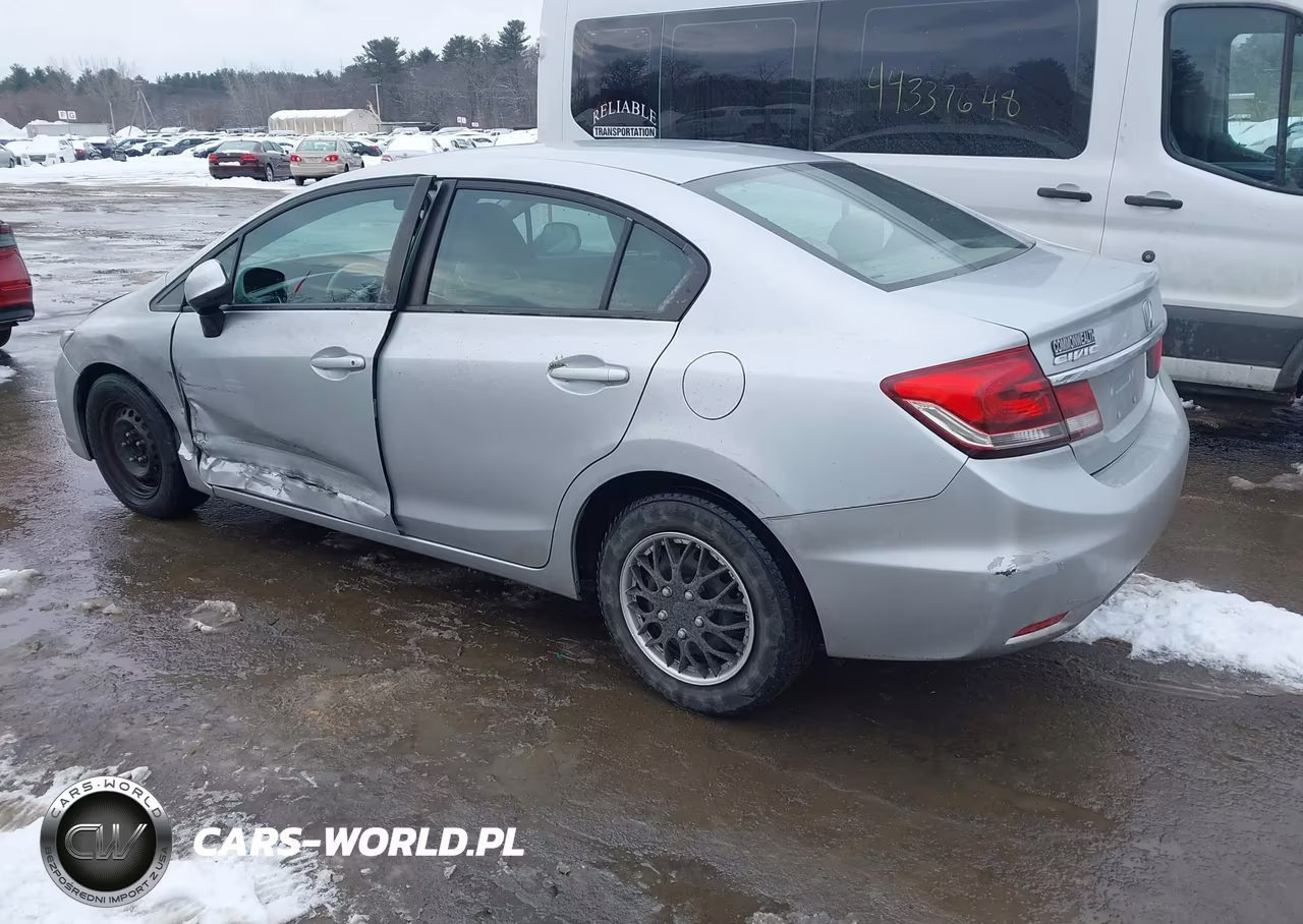 2013 Honda Civic Lx VIN:2HGFB2F5XDH538906 - 3