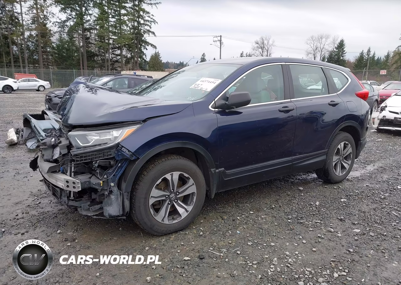 2019 Honda Cr-V Lx VIN:5J6RW6H39KL005541 - 2