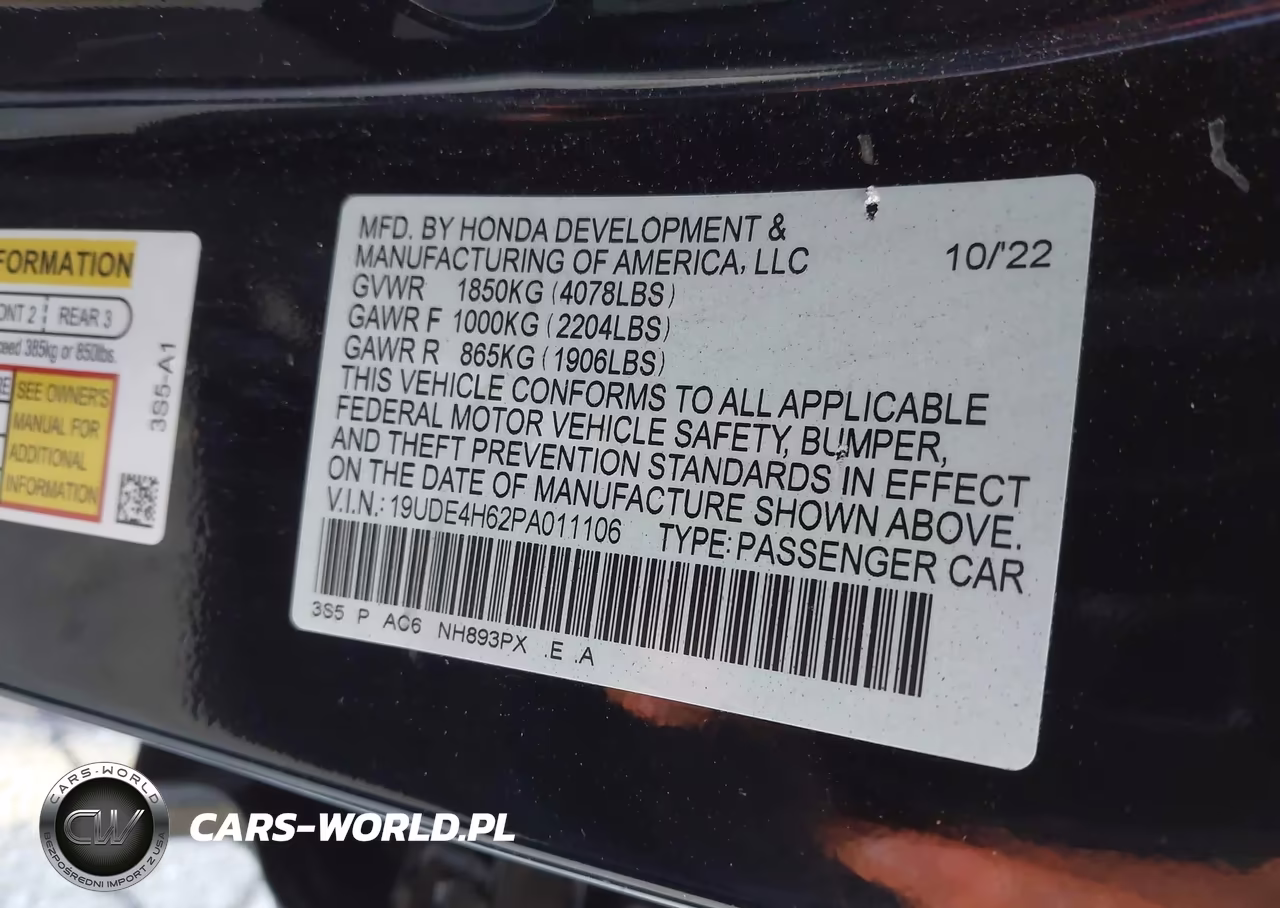 2023 Acura Integra A-Spec Technology VIN:19UDE4H62PA011106 - 9