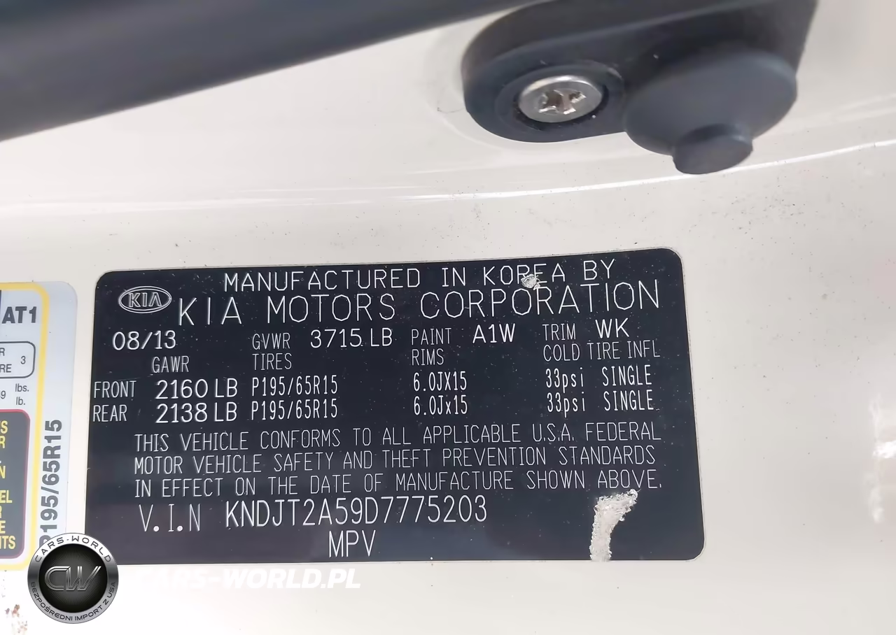 2013 Kia Soul VIN:KNDJT2A59D7775203 - 9
