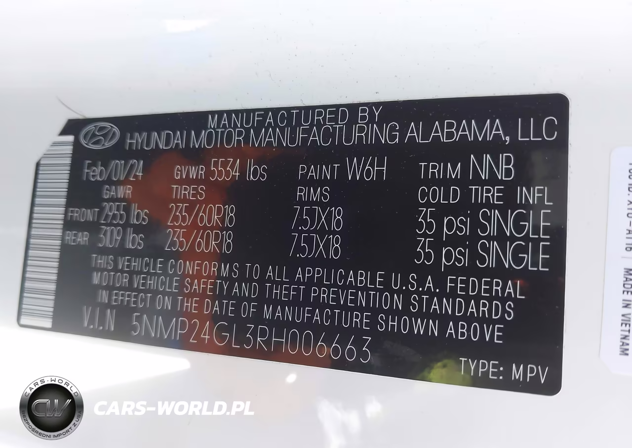 2024 Hyundai Santa Fe Sel VIN:5NMP24GL3RH006663 - 9