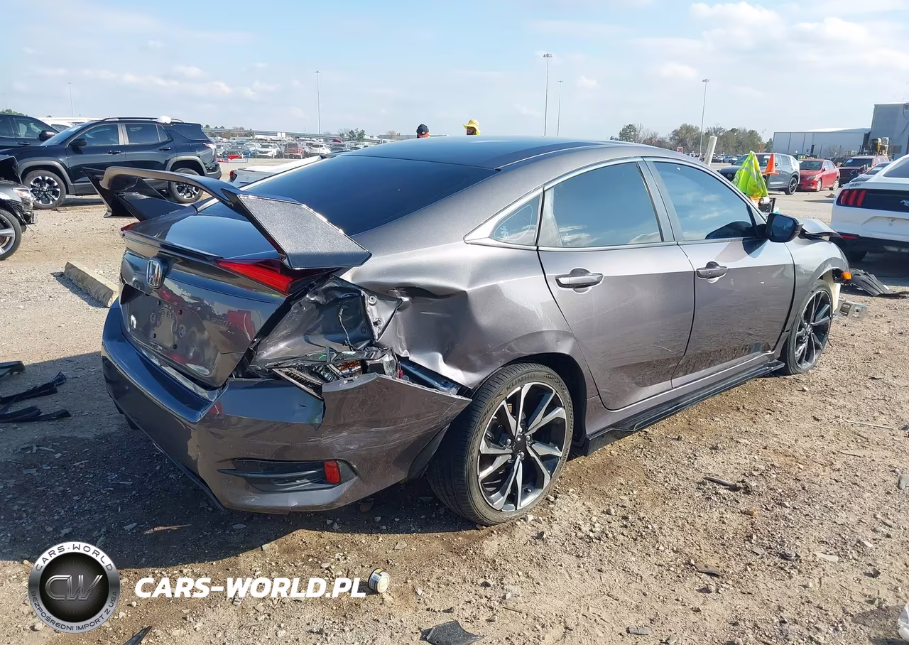2020 Honda Civic Sport VIN:19XFC2F81LE000451 - 4