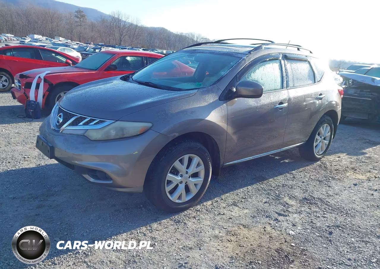 2011 Nissan Murano Sl VIN:JN8AZ1MW5BW172947 - 2
