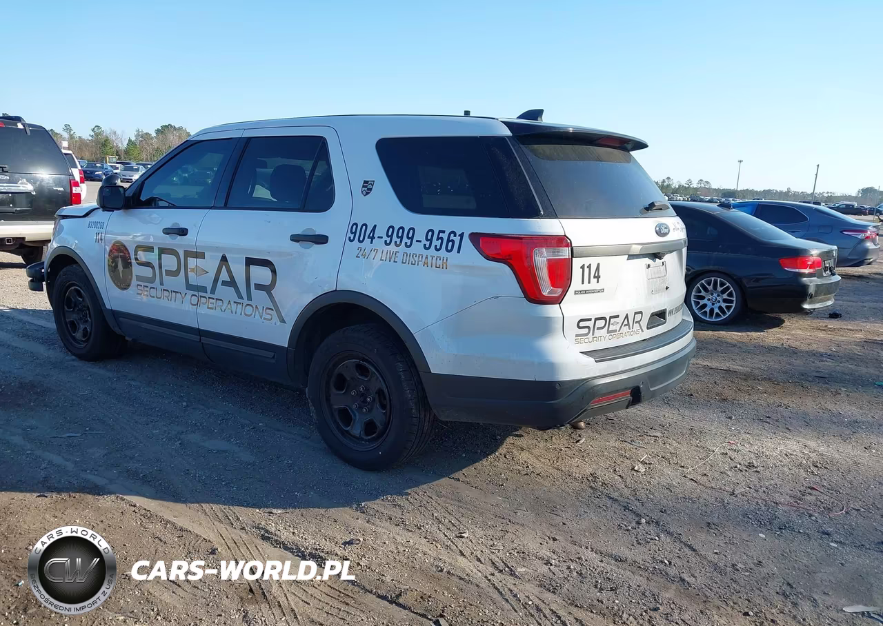 2018 Ford Police Interceptor Utility VIN:1FM5K8AR2JGC19350 - 3